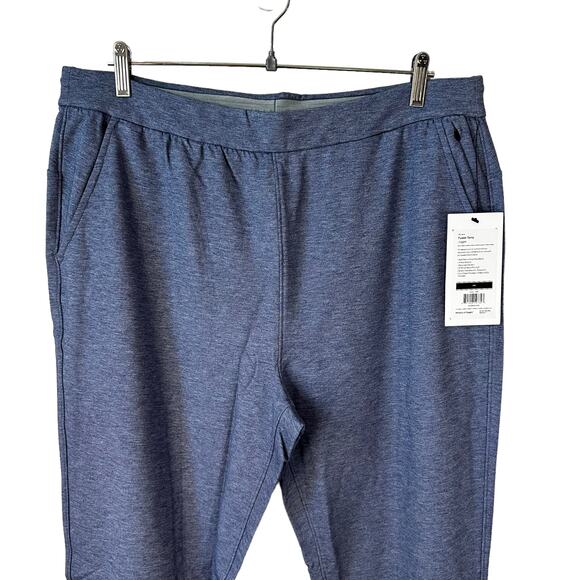 Ministry of Supply Women's Fusion Terry Jogger Pants Indigo Heather Size XXL New - Picture 5 of 10